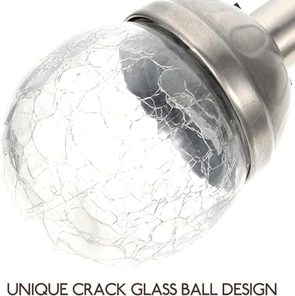 Solar Crack Ball Light LED Garden Globe Solar Lights Outdoor Waterproof Landscape Path Lighting for Patio Lawn Yard Decor