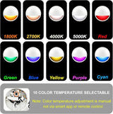RGB Deck Lights Outdoor, 3W 12V Color Changing Low Voltage Post Lights for Outdoor Waterproof Deck Post Fence | Lumora