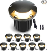 Gardenreet 12V Well Light - Brass Electric Landscape Ip65 Waterproof In-Ground LED Low Voltage - Outdoor Path Light | Lumora