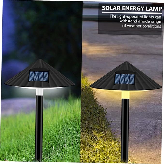 Solar Energy Lawn Lamp with Light Sensor, Waterproof Outdoor Garden Path Light, Warm LED Landscape Lighting for Yard Decor