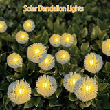 4PK 32LED Solar Garden Lights Outdoor, Dandelion Solar Lights Outdoor, IP65 Waterproof Firefly Light Outside Decor | Lumora