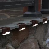 Maxsa 47332 Solar-Powered LED Deck and Railing Lights, Auto On/Off Dusk-to-Dawn, Weatherproof for Decks, Steps, and | Lumora