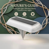 Outdoor Solar Pathway Lights, 2 Pcs, 3000K Warm White Led Ground Lights, 10-12H Runtime, 1200Mah Battery, Yard | Lumora