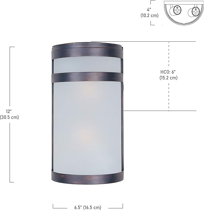 Maxim Arc - Two Light Outdoor Wall Mount