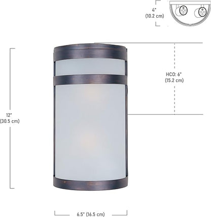 Maxim Arc - Two Light Outdoor Wall Mount