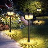Outdoor Solar Pathway Lights, IP64 Waterproof Solar Powered Landscape Spot Light, 2 Pack Solar Decoration Garden | Lumora