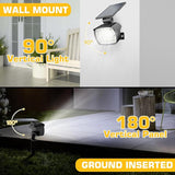 Kaxiida Solar Lights Outdoor Waterproof - 2025 Upgrade 3 Level Ultra Bright Spot Lights Uplights, LED Landscape | Lumora