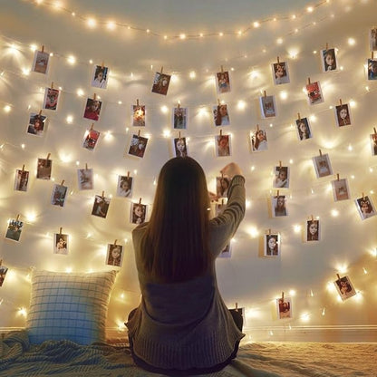 PERFECTDAY String Lights, 200 LED 66 FT Copper Fairy String Lights Warm White Waterproof USB Powered String Light for Indoor Outdoor Party Decoration