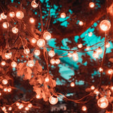 Festival Depot 25FT Patio String Lights with 25 Waterproof G40 Globe Bulbs (3 Spare) for Christmas Halloween, E12 | Lumora