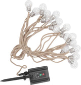 Solar LED Decorative String Lights Waterproof Outdoor Lights for Garden 20-Feet 30 Bulbs Warm White Glow for | Lumora