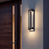 Kichler River Path 23" LED Outdoor Wall Light in Textured Black, 1-Light Contemporary Exterior Wall Sconce with | Lumora