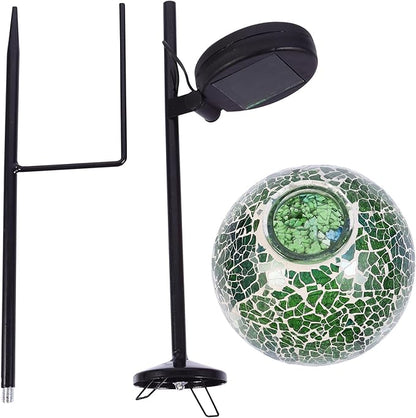 POPETPOP Solar Lawn Light Outdoor Decorative Ball-Shaped Waterproof Mosaic Garden Lamp Ground Insert Solar Pathway Lighting for Yard Patio