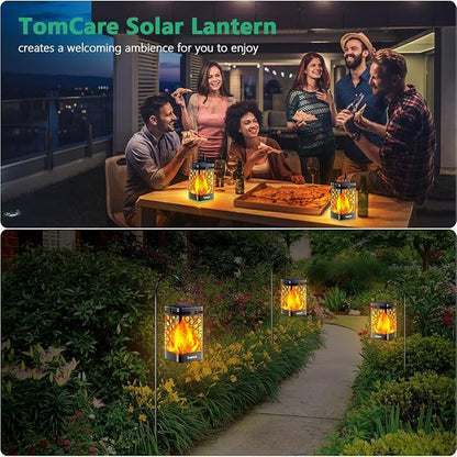 TomCare Solar Lights Upgraded Solar Lantern with Upgraded Bright Solar Pathway Lights