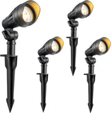 EDISHINE Low Voltage LED Landscape Lights with 35° Beam Angle, 3.2W 240LM 3000K Outdoor Landscape Lighting, CRI 80 | Lumora