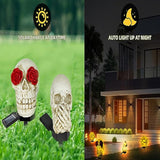 Skeleton LED Solar Light - Spooky Halloween Decoration for Garden, Yard Path, Yard Waterproof Outdoor Solar Light | Lumora
