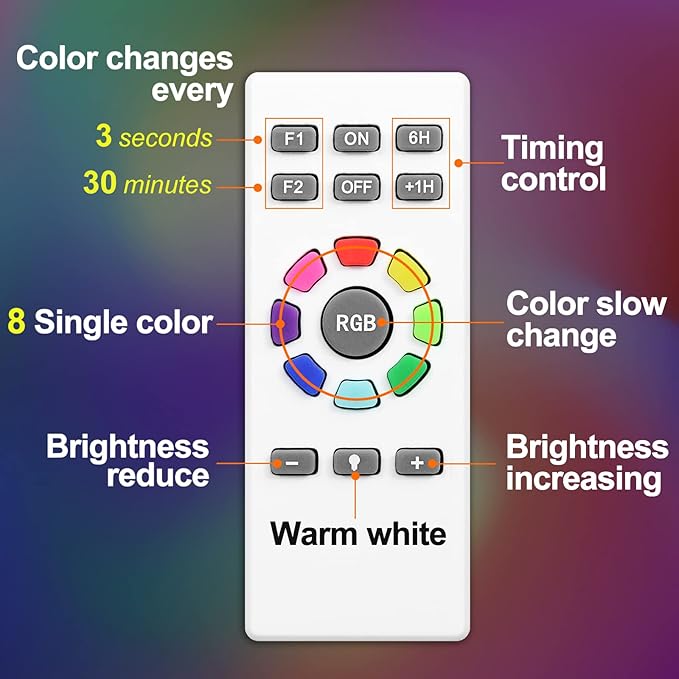 Colorful Solar Lights Outdoor, Color Changing Solar Lights with Remote, Colorize Pathway Lights Solar Garden Lights for Landscape Walkway Patio Yard Pool Garden
