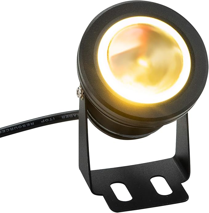 12Vmonster Waterproof LED Outdoor Spot Light Landscape Lighting IP68 12" Wiring with Aluminum Casing with Mount | Lumora