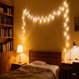 100 LED Warm White Christmas Lights, UL Certified and Commercial Grade White Wire Lights String 35 FT, for Indoor | Lumora