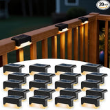 SOLPEX Solar Deck Lights, Solar Step Lights for Outside Waterproof Led Stair Light for Outdoor Fence, Balcony | Lumora