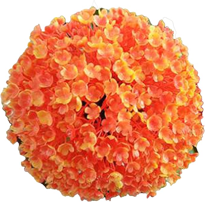 ZJchao Solar Ball Light Outdoor Garden Decorative for Courtyard (Orange)