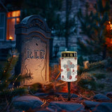 Poceacles Cross Solar Lights - Outdoor Stake Lights with Solar Powered Grave Candles, Red - Garden Figurine Light | Lumora