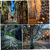 2sets Outdoor Solar Led String Lights of Led Warm Fairy Lights for Christmas Garden Patio Holiday Decor Each | Lumora