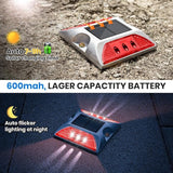 Solar Raised Pavement Marker High Brightness IP68 Waterproof Reflective Road Marker Solar Driveway Dock Lights | Lumora