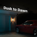 Outdoor Dusk to Dawn Wall Lights Modern Exterior Wall Mount Lantern Fixture Aluminum E26 Lamps Waterproof Porch | Lumora