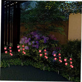 VICASKY Led Lights for Outside Decorative Garden Stake Lights Auto Off Solar Pathway Lamp Apple Shape Ground Stake | Lumora