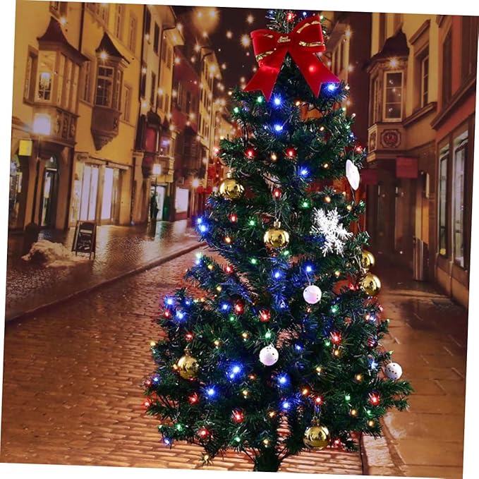 Solar LED String Lights Warm White Beads Outdoor Garden Patio Decorative Lamp for Tree Lawn Parties and Weddings Energy-Saving Solar Powered