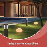 Lurrose Solar Ground Lights Hemisphere Yard Lamp Warm White Solar Garden Pathway Lights In-ground Landscape | Lumora