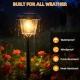 4Pack Solar Outdoor Lights, Solar Landscape Lighting Waterproof Garden Lighting for Path, Yard, Walkway, Driveway | Lumora