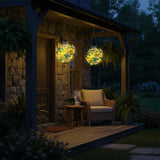 2 Pack Hummingbird Solar Lights Outdoor Hanging Lantern with Handle, Solar Powered Hummingbird Garden Decor for | Lumora
