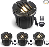 Gardenreet Well Lights Landscape LED - Brass Replaceable Bulb Low Voltage Ip65 In-Ground - Outdoor Path Light | Lumora