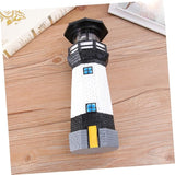 1pc Led Solar Revolving Lighthouse Garden Decorative Light for Lawns Walkways and Yards Energy-Saving Resin Design | Lumora