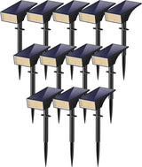 Koicaxy Solar Lights Outdoor Waterproof 12 Pack IP65, 100 LEDs 4 Light Modes, Higher Charging Efficiency, Auto | Lumora
