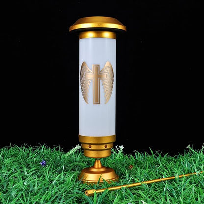 Solar Angels for Cemetery - Outdoor Garden Angel Solar Lights, Guardian Light (White)