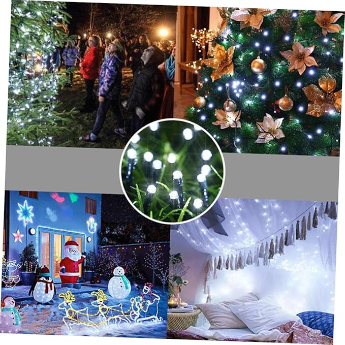 NUOBESTY Led Bead Solar String Lights for Outdoor Decor Patio Garden Wedding Christmas | Lumora