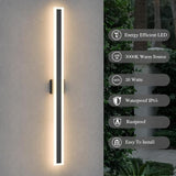 LamQee 47.2 Inch Long Outdoor Wall Lights Modern Exterior Lighting Fixtures for House, Waterproof 3000K 38W 1900LM | Lumora