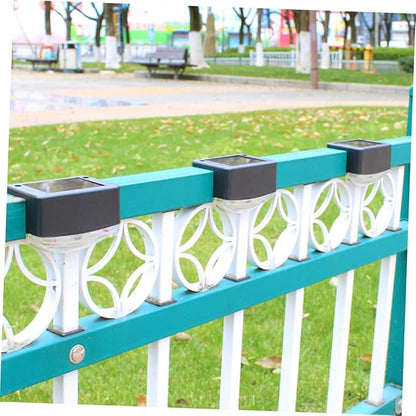 NUOBESTY 4pcs Solar Pathway Lights Step Lights for Garden Easy Install Landscape Lighting