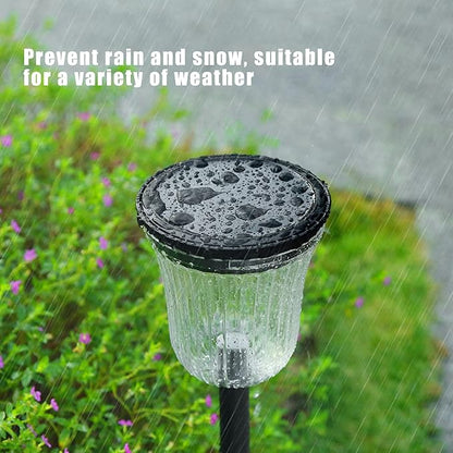 Solar Lawn Lamp, LED Landscape Lights, Waterproof Outdoor Solar Pathway Light for Patio Garden - Energy Saving, IP55 Weather, Suitable for Yard and Courtyard