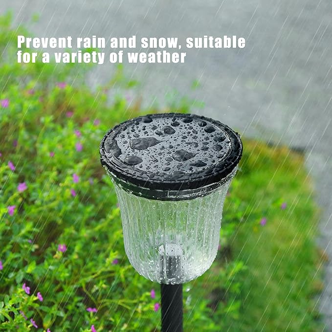 Solar Lawn Lamp LED Landscape Lights Solar Pathway Lamp Outdoor Decorative Light for Patio Garden - Energy Saving, IP55, Ideal for Christmas and Outdoor Use