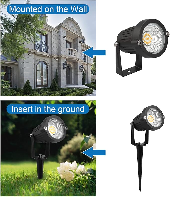 Landscape Lighting, Outdoor LED Low Voltage Landscape Lights 7W 900LM Waterproof 12V Garden Lights Flag Landscape | Lumora