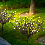 FUCHSUN 3 Pack Solar Outdoor Garden Branch Lights, 2.2 FT 180 LED Lighted Twig Stakes Pathway Branches Light | Lumora