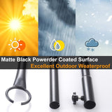 2 Pack 9 FT Heavy Duty String Light Poles,for Hard Concrete Ground,Wood Deck Railing | Lumora