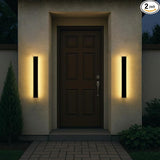 2 Pack Modern Wall Sconce, 31.5 Inch Outdoor Wall Lights, Waterproof Ip65 Long Linear Exterior Lights, 3000k Light | Lumora