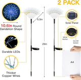 suddus Solar Garden Lights Outdoor Waterproof Decorative, 2Pack 150LED Firework Lights, Solar Fairy Lights for | Lumora