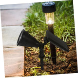 Kisangel Outdoor Solar Lights Lighting Modes Solar-Powered Spotlight Landscape Lighting Led Landscaping Lights for | Lumora
