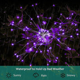 JJGoo Solar Firework Lights, 2 Pack 150 LEDs 2 Lighting Modes Solar Lights Outdoor Waterproof for Garden Patio | Lumora