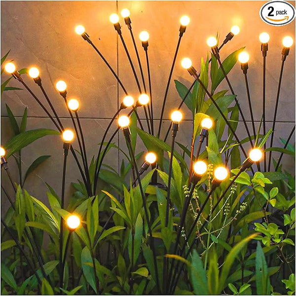 TONULAX Solar Garden Lights - Upgraded Solar Swaying Light, Sway by Wind, Outdoor Lights, Yard Patio Pathway | Lumora